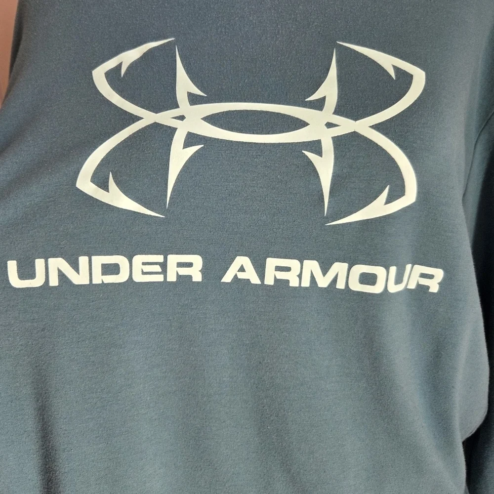 Under Armour Teal Long Sleeve Top Size L - Picture 3 of 5